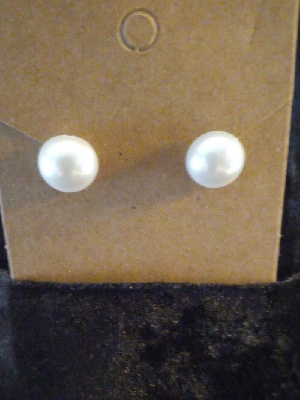 Vintage Silver Floral & Pearl Centers Necklace with White Pearl Studs - Picture 5 of 9